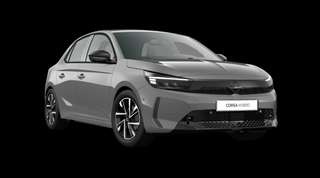 Schräge Frontansicht auf einen Opel Corsa GS, freigestellt