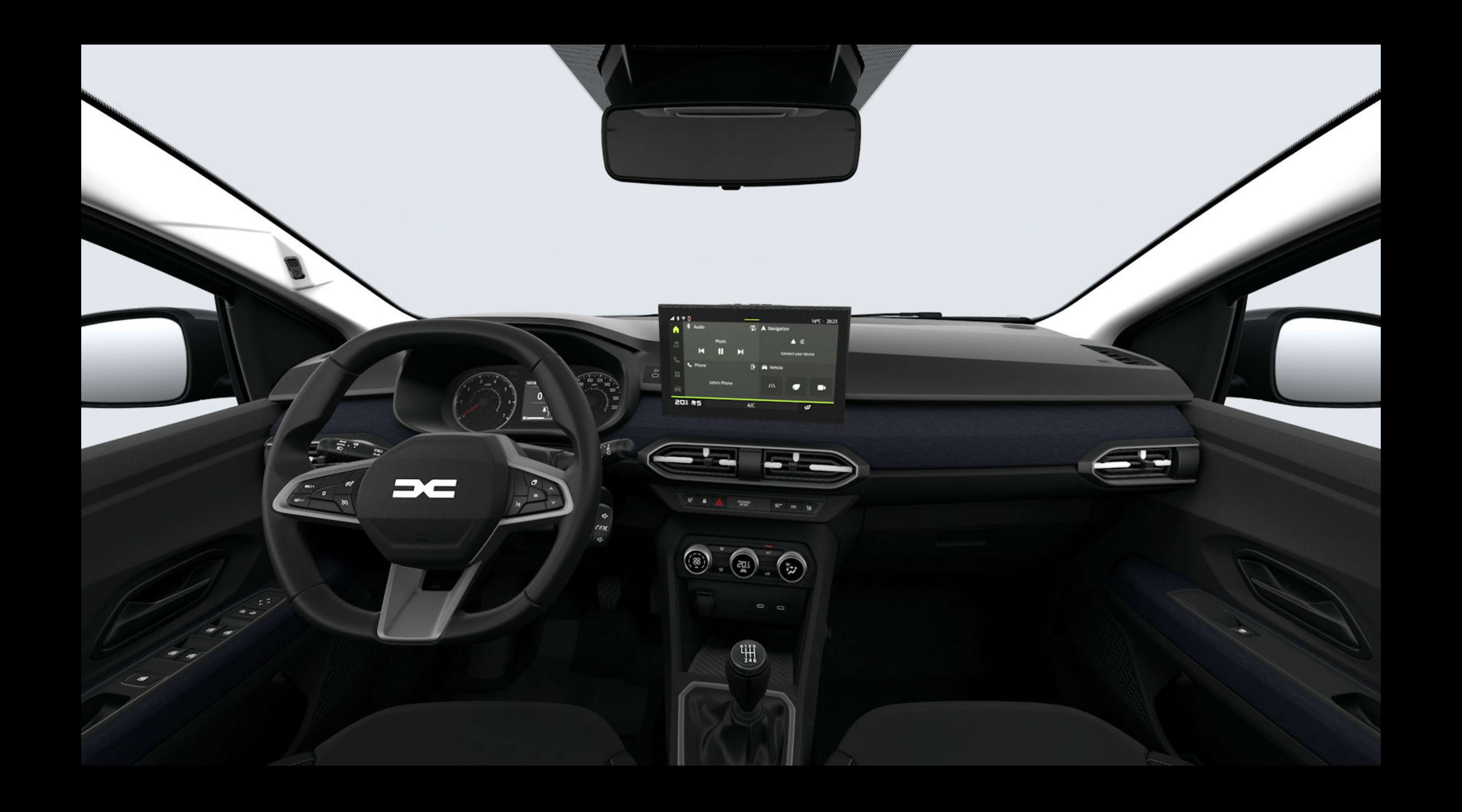 Armaturenbrett eines Dacia Sandero