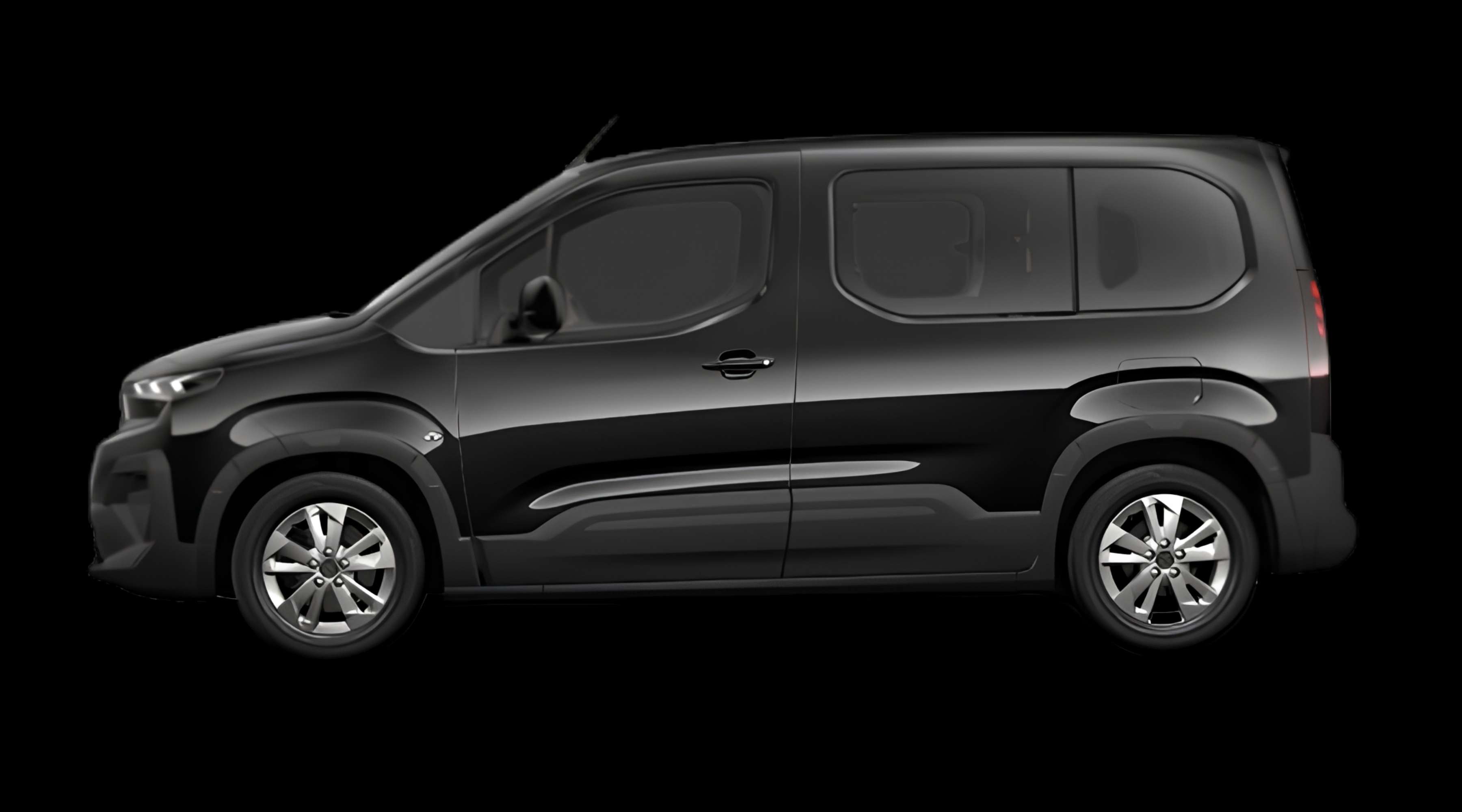 Seitenansicht eines Peugeot Rifter