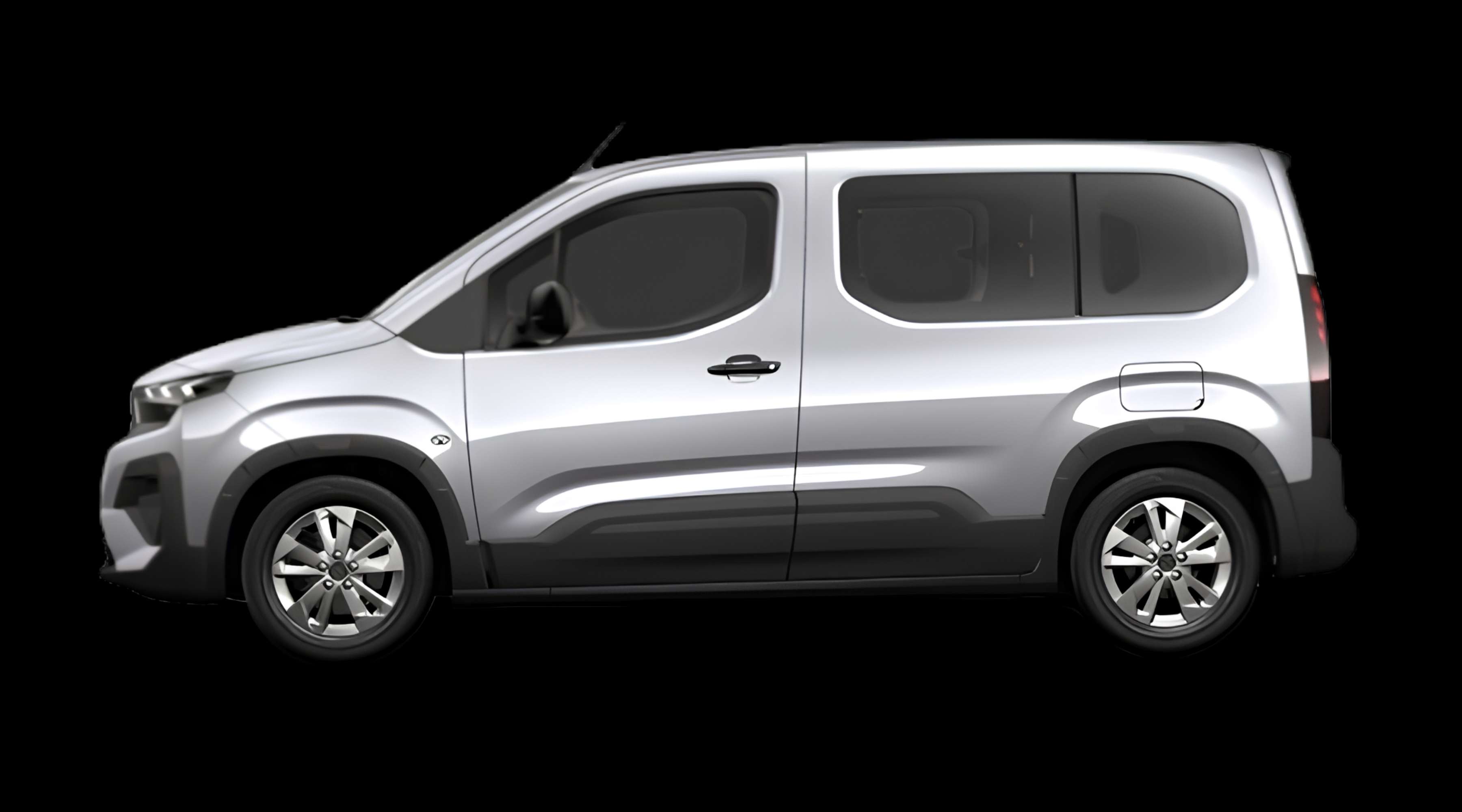 Seitenansicht eines Peugeot Rifter