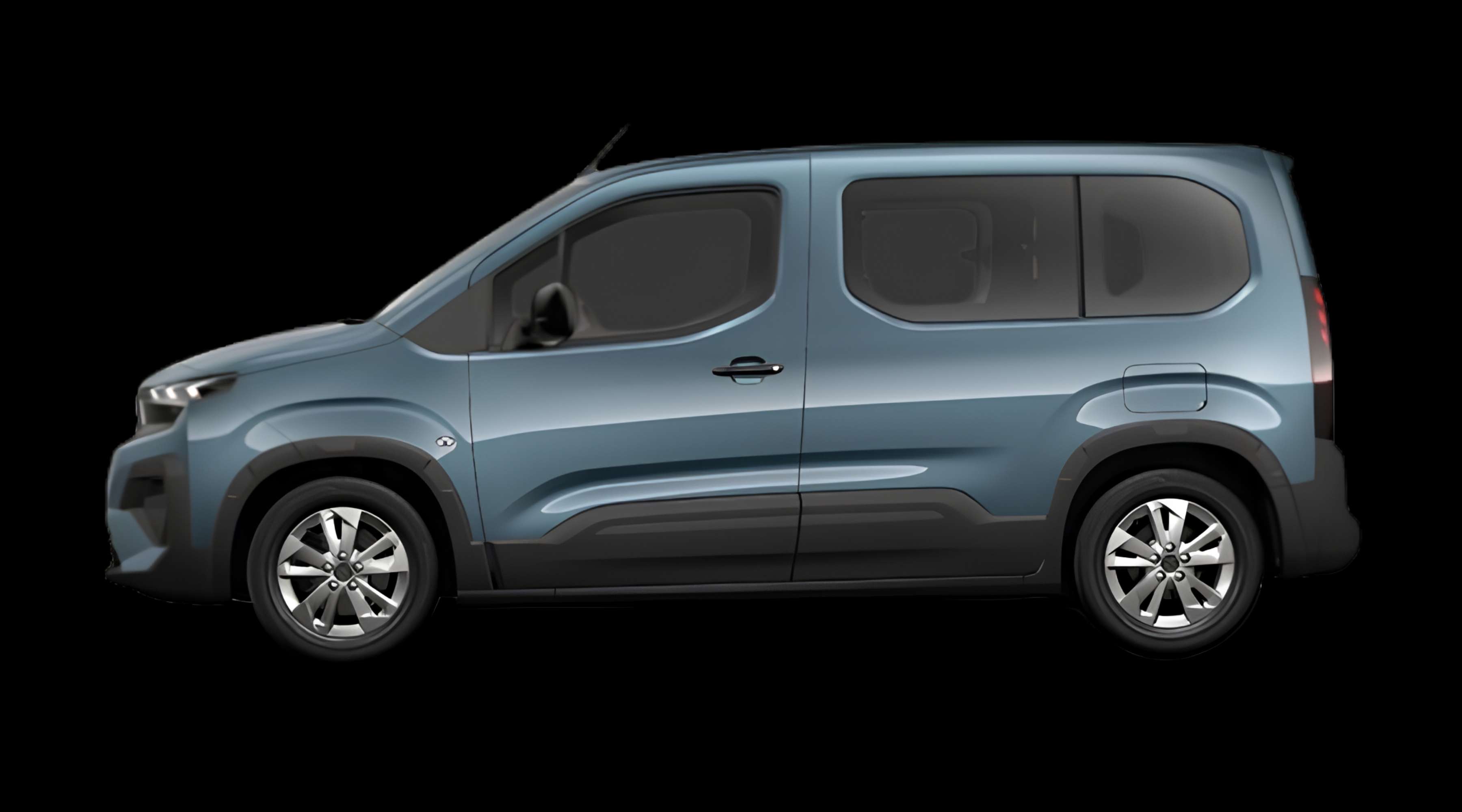 Seitenansicht eines Peugeot Rifter