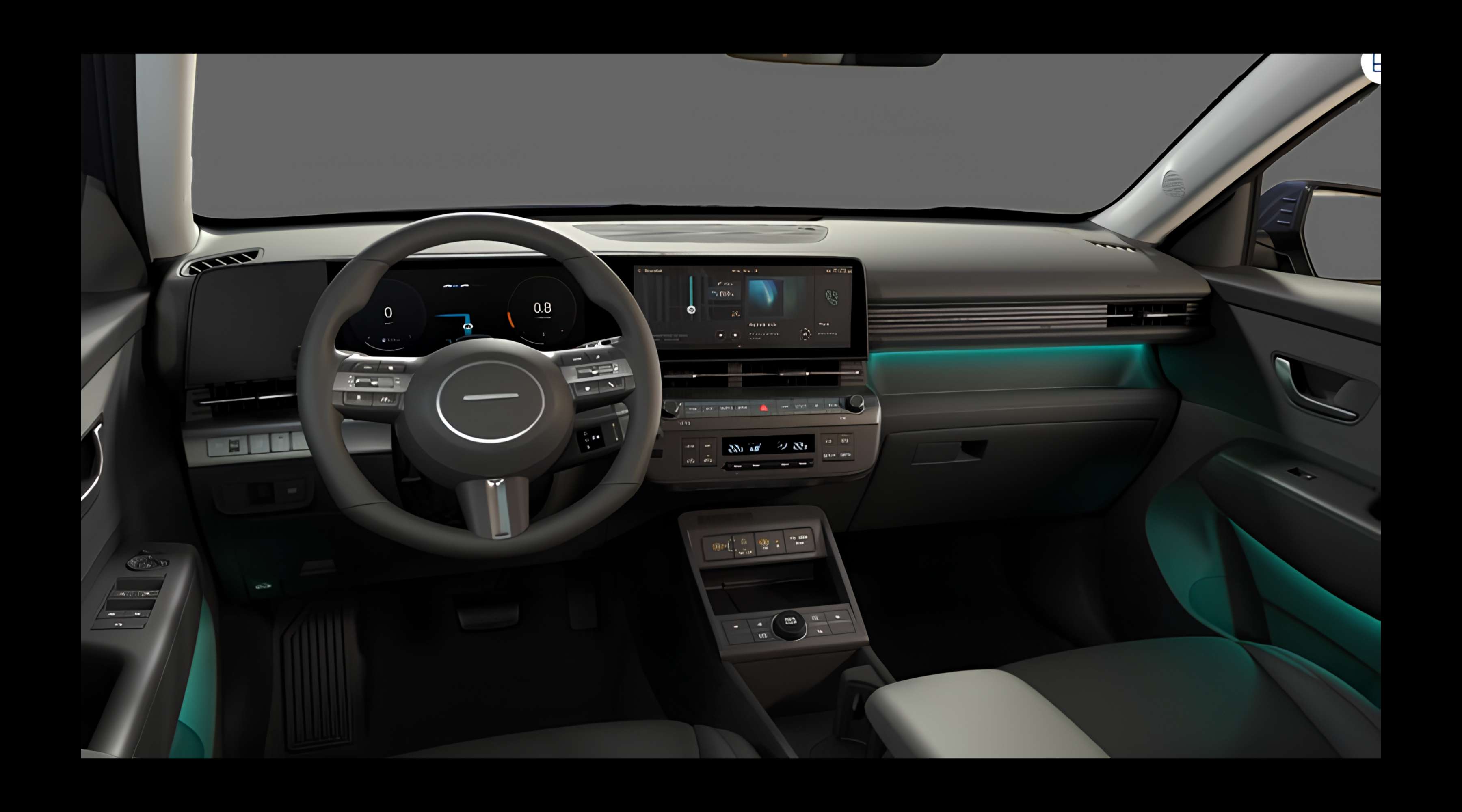 Armaturenbrett eines Hyundai Kona