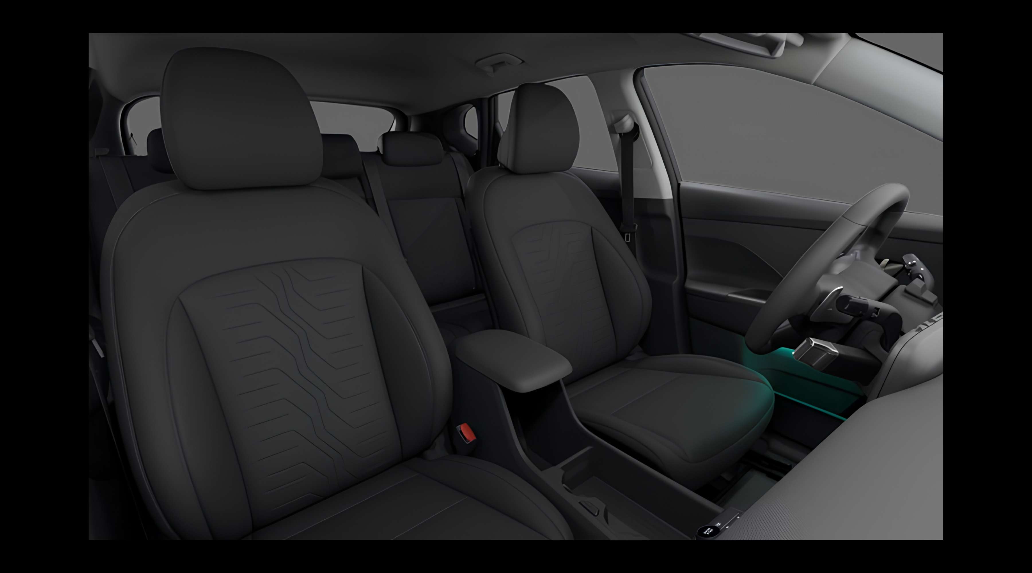 Vordersitze eines Hyundai Kona