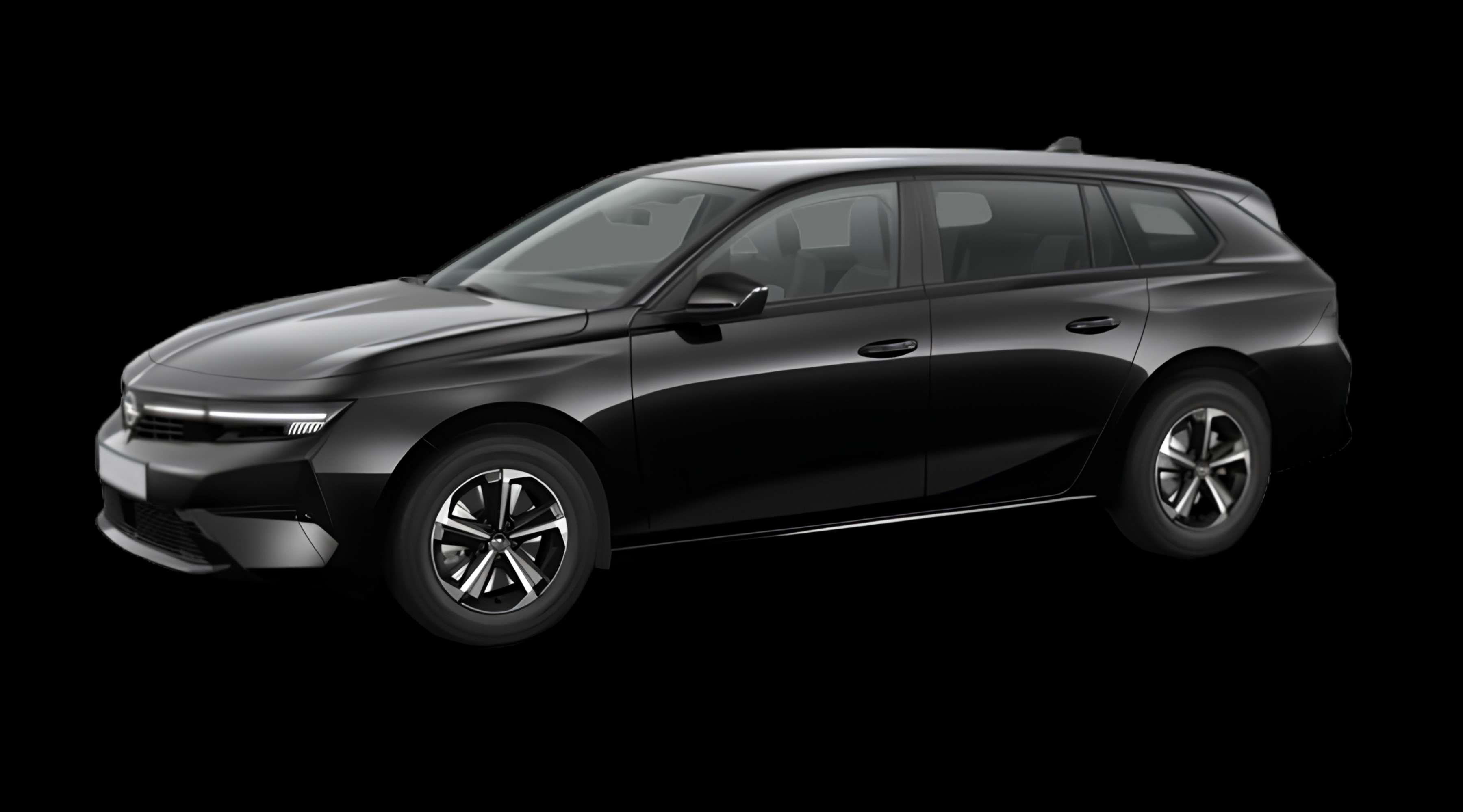 Seitenansicht eines Opel Astra