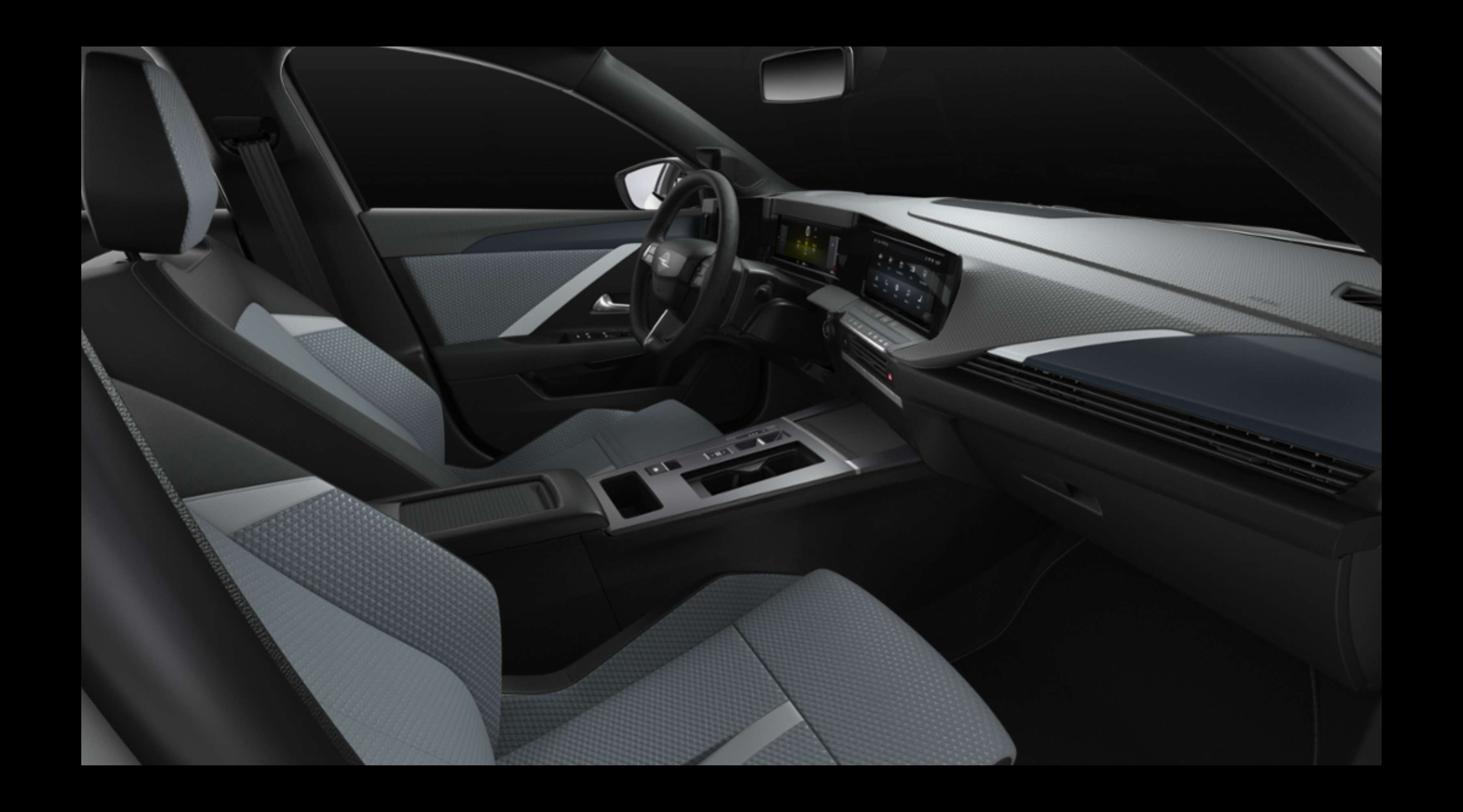 Vordersitze eines Opel Astra