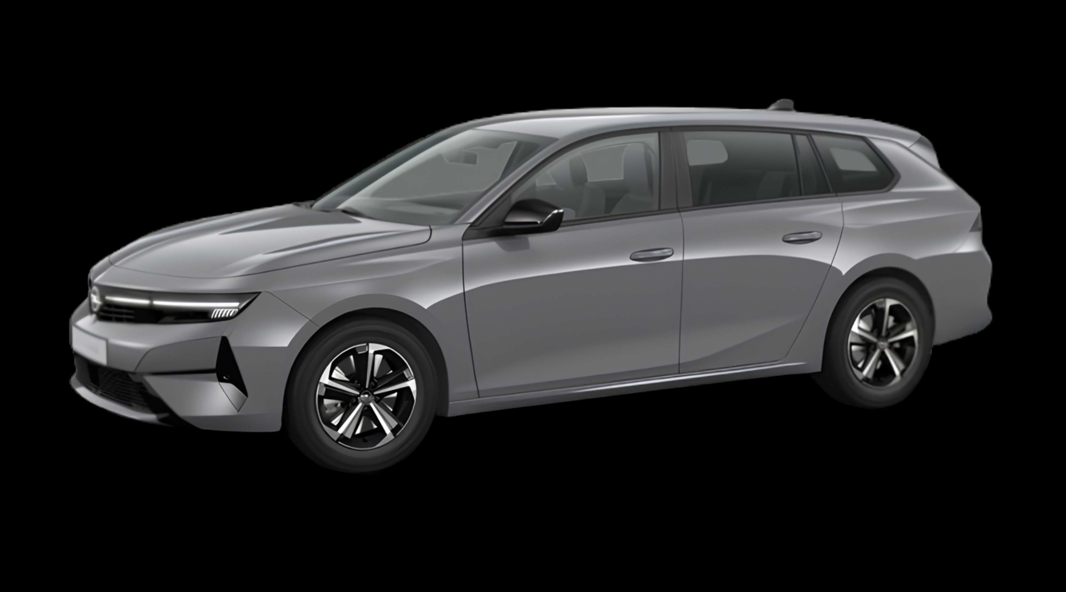 Seitenansicht eines Opel Astra