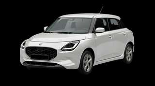 Schräge Frontansicht auf einen Suzuki Swift Comfort, freigestellt