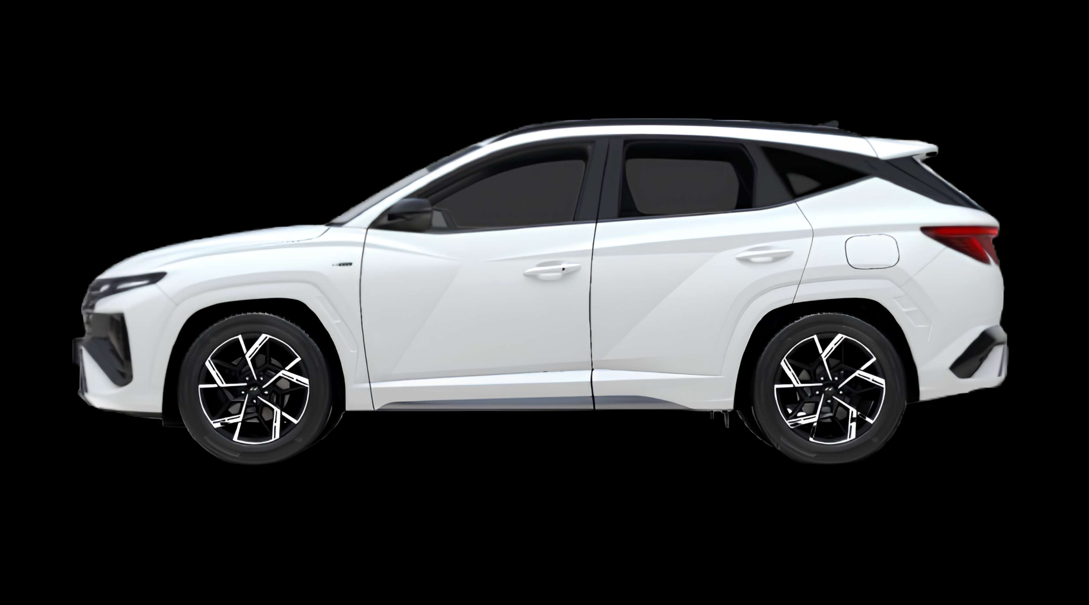 Seitenansicht eines Hyundai Tucson