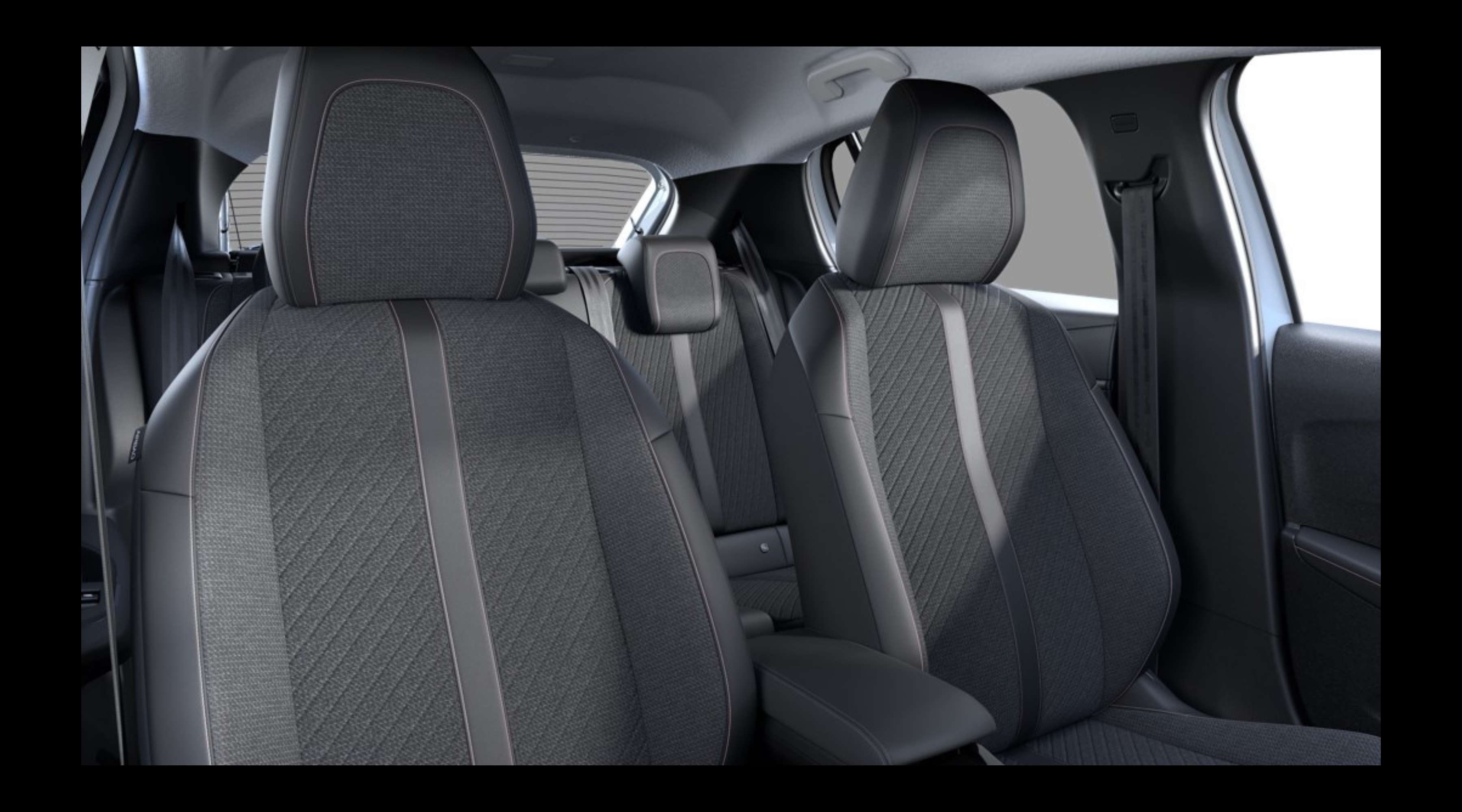 Vordersitze eines Peugeot 208