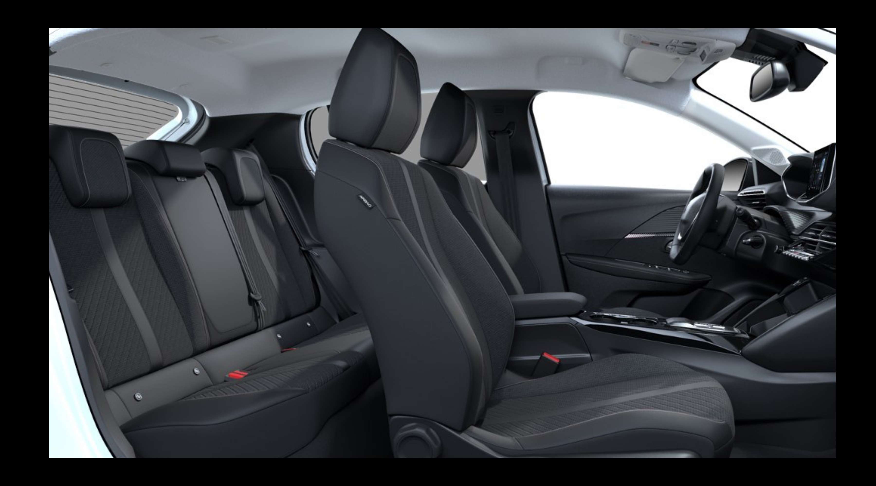 Rücksitzbank eines Peugeot 208
