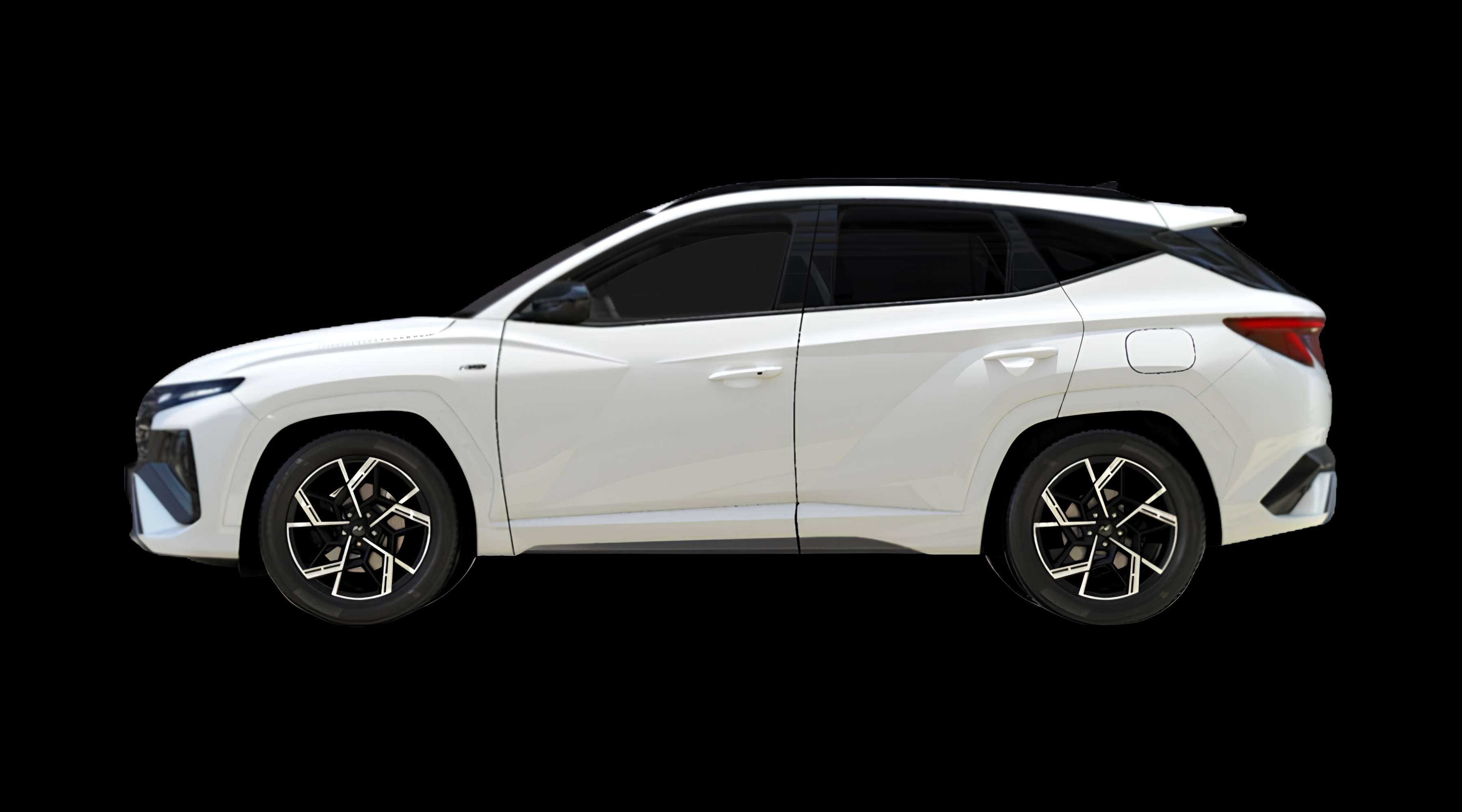 Seitenansicht eines Hyundai Tucson