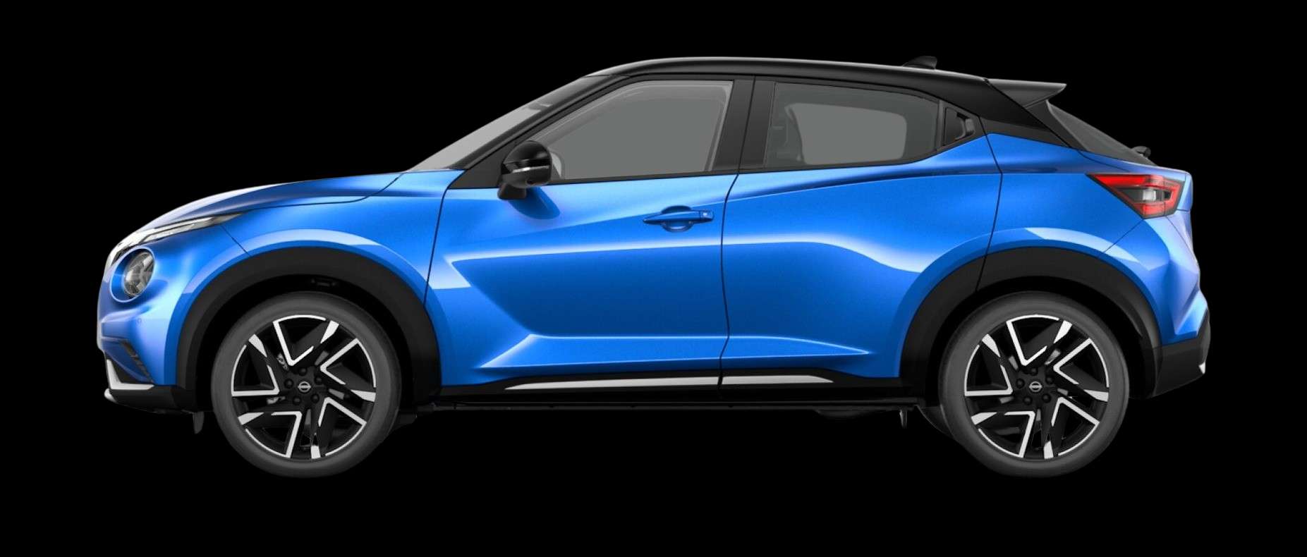 Seitenansicht eines Nissan JUKE