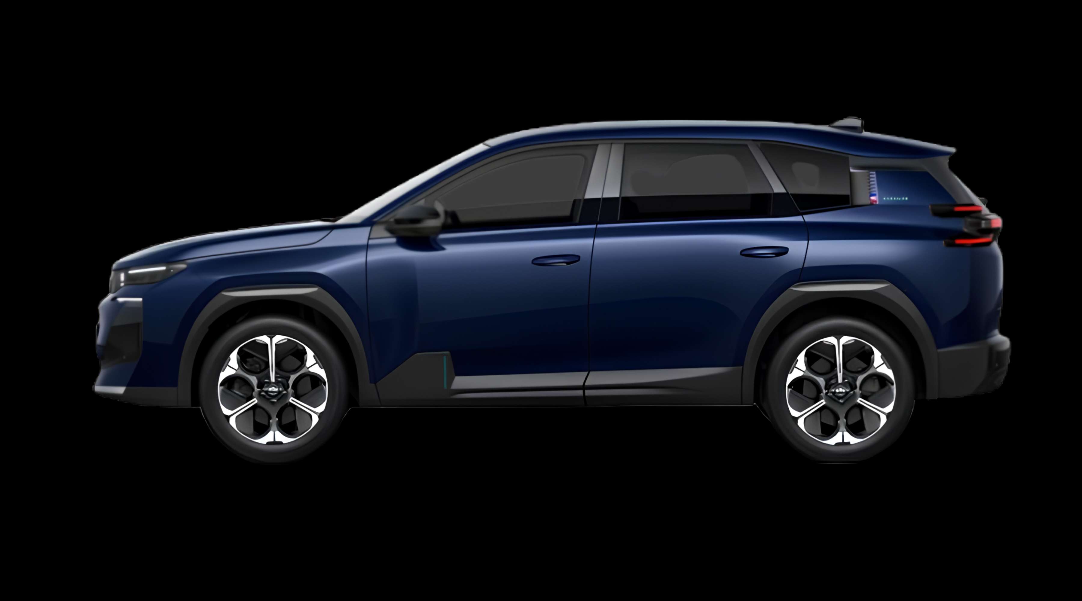 Seitenansicht eines Citroën C5 Aircross