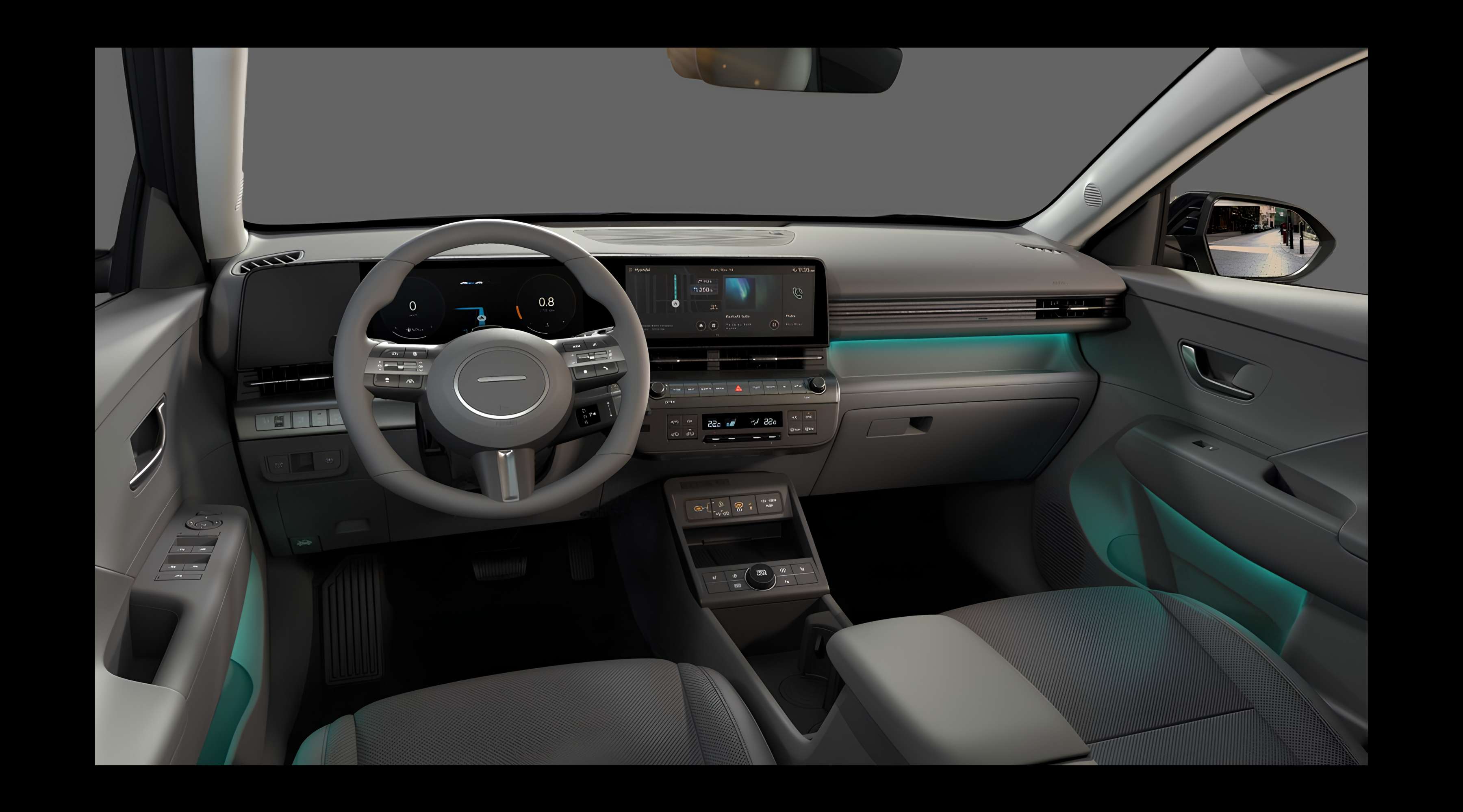 Armaturenbrett eines Hyundai Kona