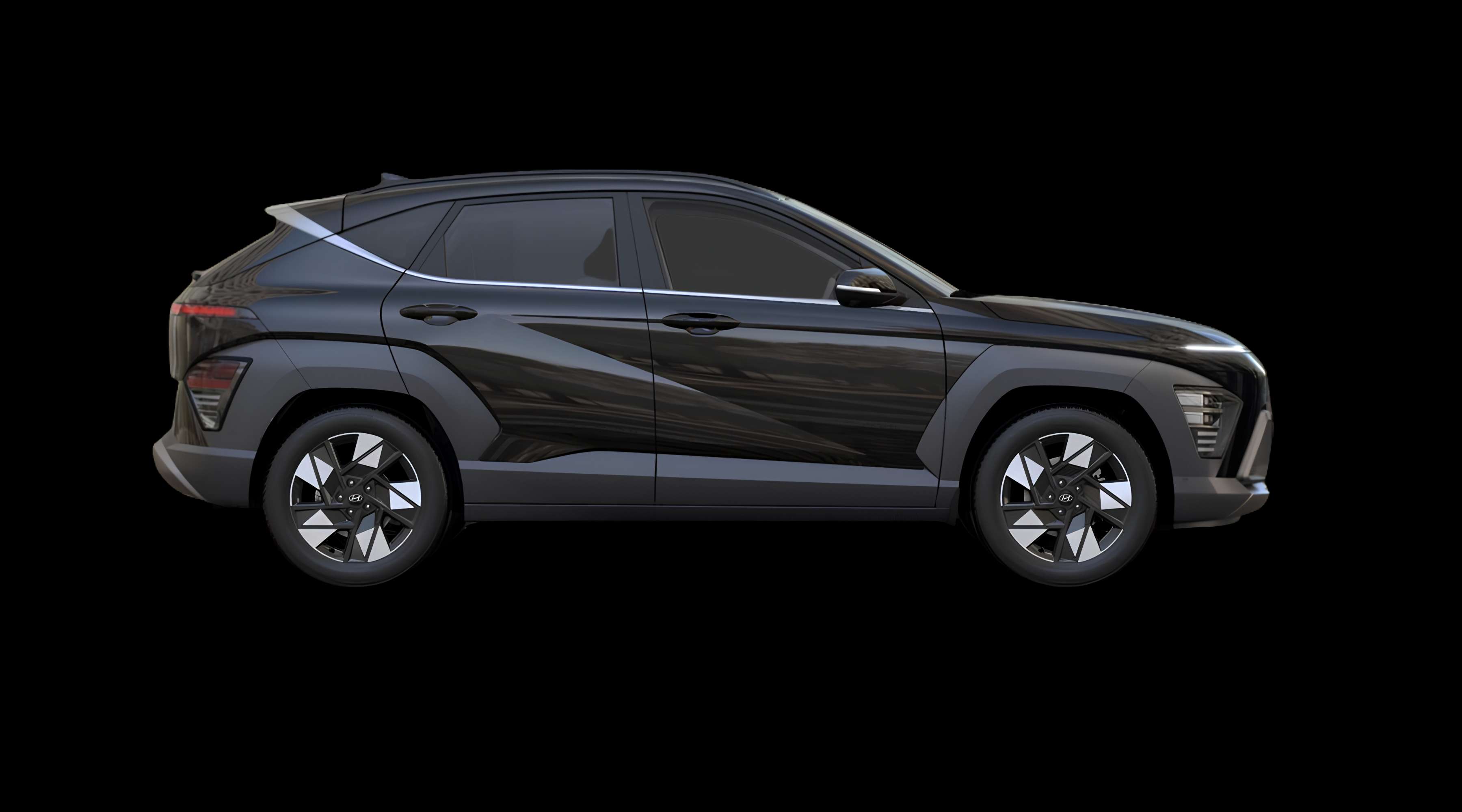 Seitenansicht eines Hyundai Kona