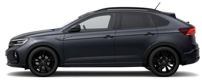 Seitenansicht eines Volkswagen Taigo