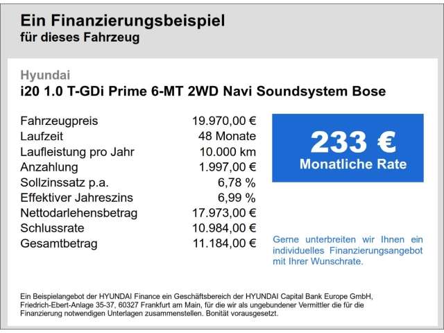 Fahrzeugbild eines Hyundai i20