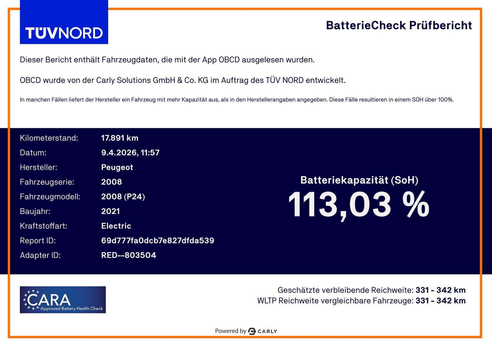 Fahrzeugbild eines Peugeot 2008