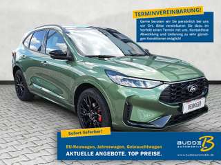 Schräge Frontansicht auf einen Ford Kuga , freigestellt