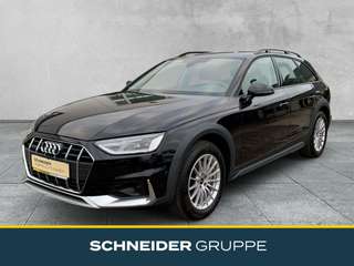 Schräge Frontansicht auf einen Audi A4 allroad quattro , freigestellt