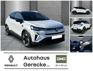 Schräge Frontansicht auf einen Renault Captur , freigestellt