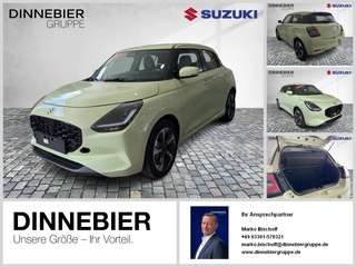 Schräge Frontansicht auf einen Suzuki Swift , freigestellt