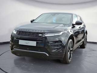 Schräge Frontansicht auf einen Land Rover Range Rover Evoque , freigestellt