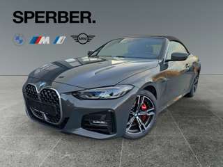 Schräge Frontansicht auf einen BMW 4er-Reihe , freigestellt