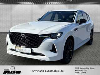 Schräge Frontansicht auf einen Mazda CX-60 , freigestellt