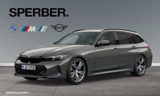 Schräge Frontansicht auf einen BMW 3er-Reihe , freigestellt