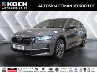 Schräge Frontansicht auf einen Skoda Octavia , freigestellt