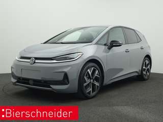Schräge Frontansicht auf einen Volkswagen ID.3 , freigestellt