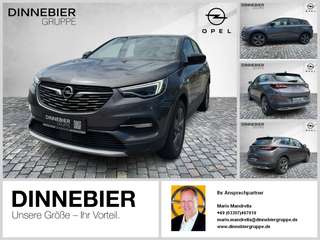 Schräge Frontansicht auf einen Opel Grandland X , freigestellt