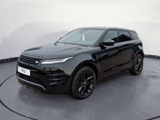 Schräge Frontansicht auf einen Land Rover Range Rover Evoque , freigestellt