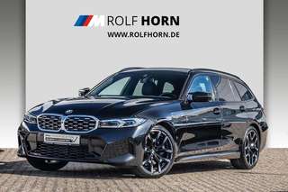 Schräge Frontansicht auf einen BMW 3er-Reihe , freigestellt