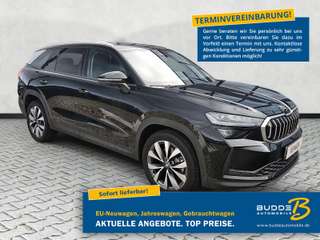 Schräge Frontansicht auf einen Skoda Kodiaq , freigestellt