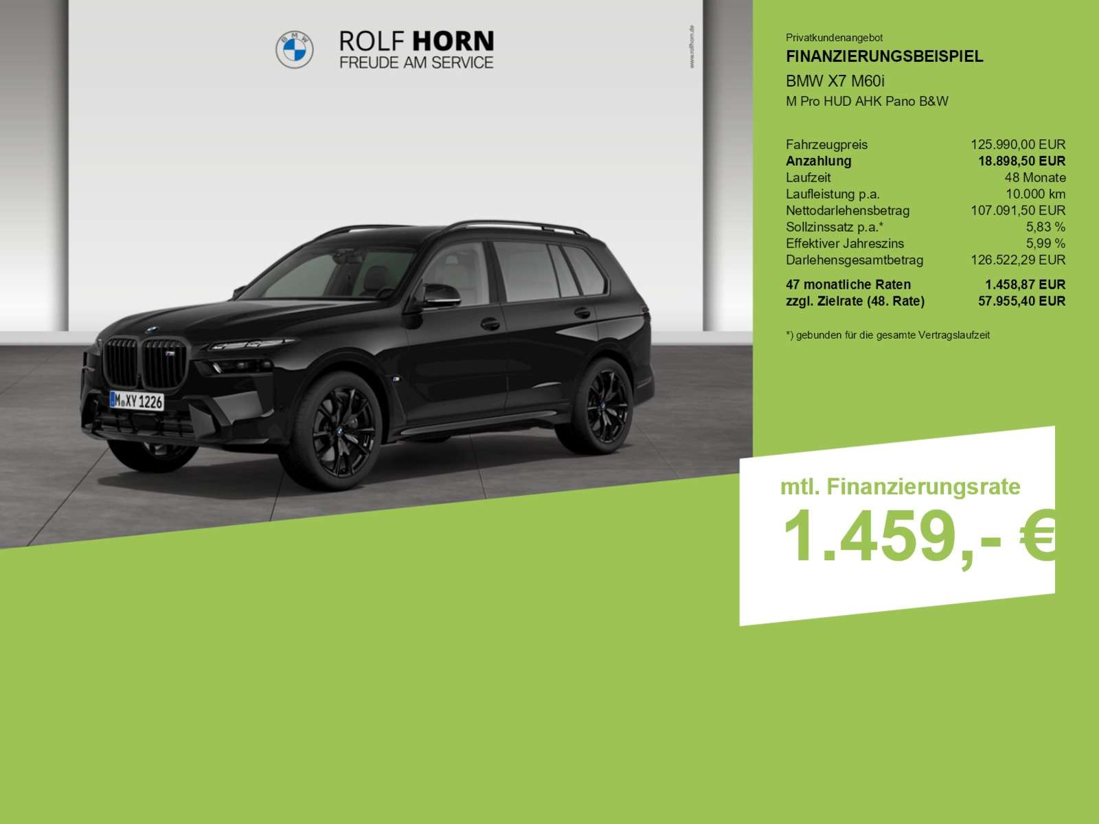Fahrzeugbild eines BMW X7