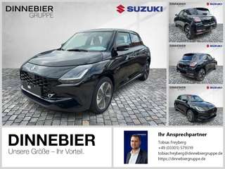 Schräge Frontansicht auf einen Suzuki Swift , freigestellt