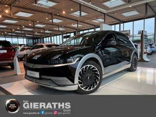 Schräge Frontansicht auf einen Hyundai IONIQ 5 , freigestellt