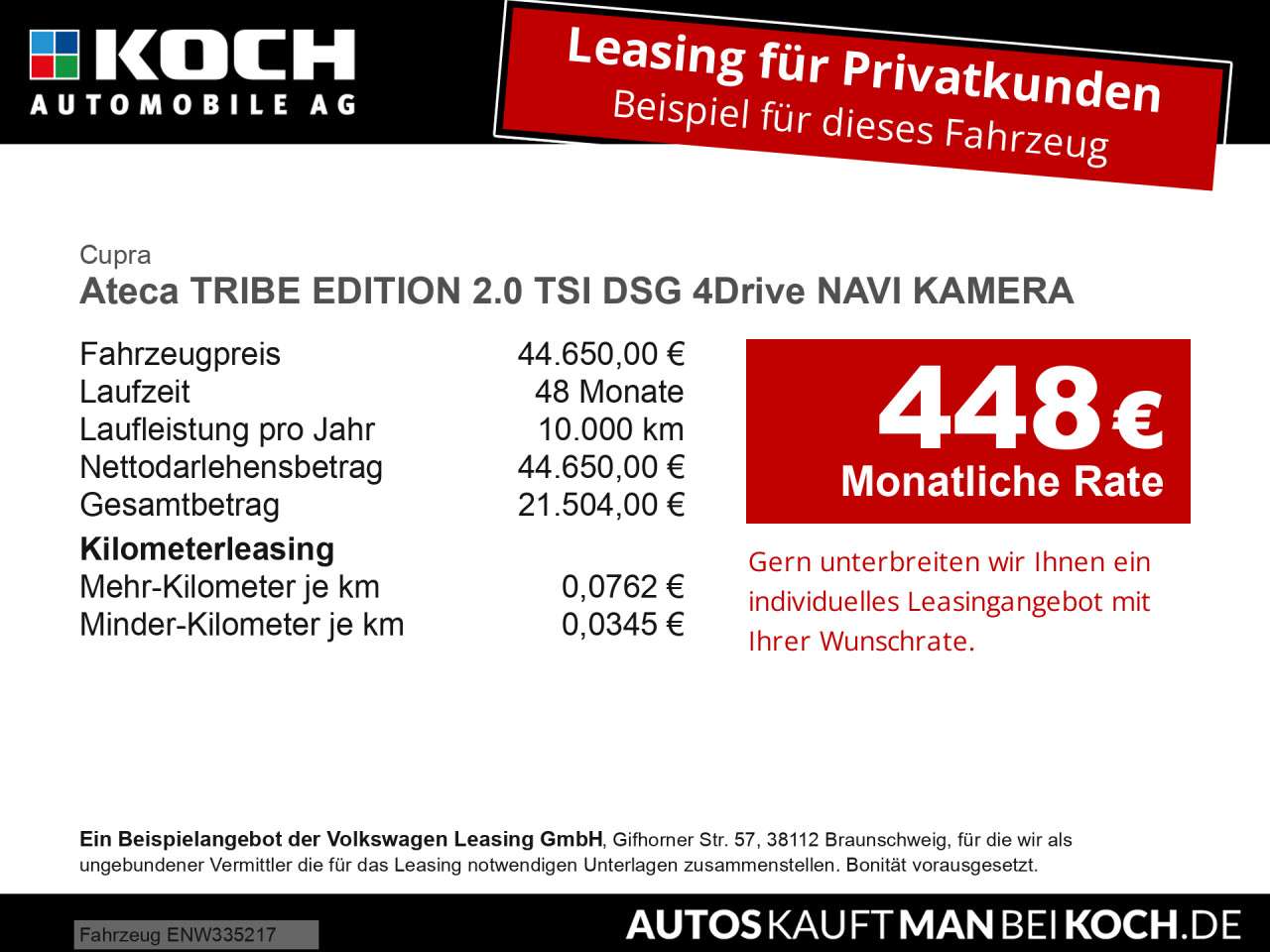 Fahrzeugbild eines CUPRA Ateca