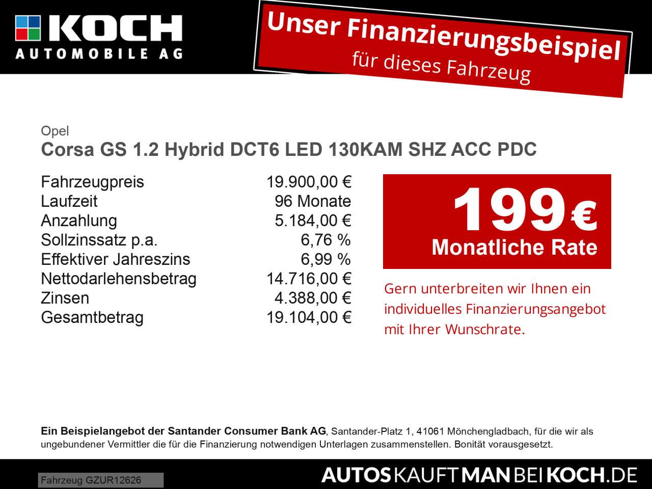 Fahrzeugbild eines Opel Corsa