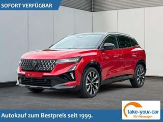 Schräge Frontansicht auf einen Renault Austral , freigestellt