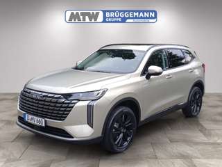 Schräge Frontansicht auf einen GWM Haval H6 , freigestellt