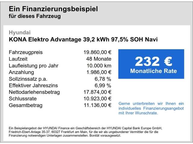 Fahrzeugbild eines Hyundai Kona Elektro