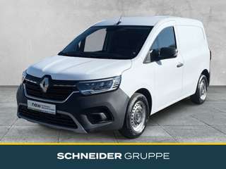 Schräge Frontansicht auf einen Renault Kangoo , freigestellt