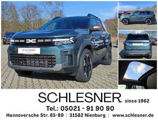 Schräge Frontansicht auf einen Dacia Bigster , freigestellt