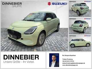 Schräge Frontansicht auf einen Suzuki Swift , freigestellt