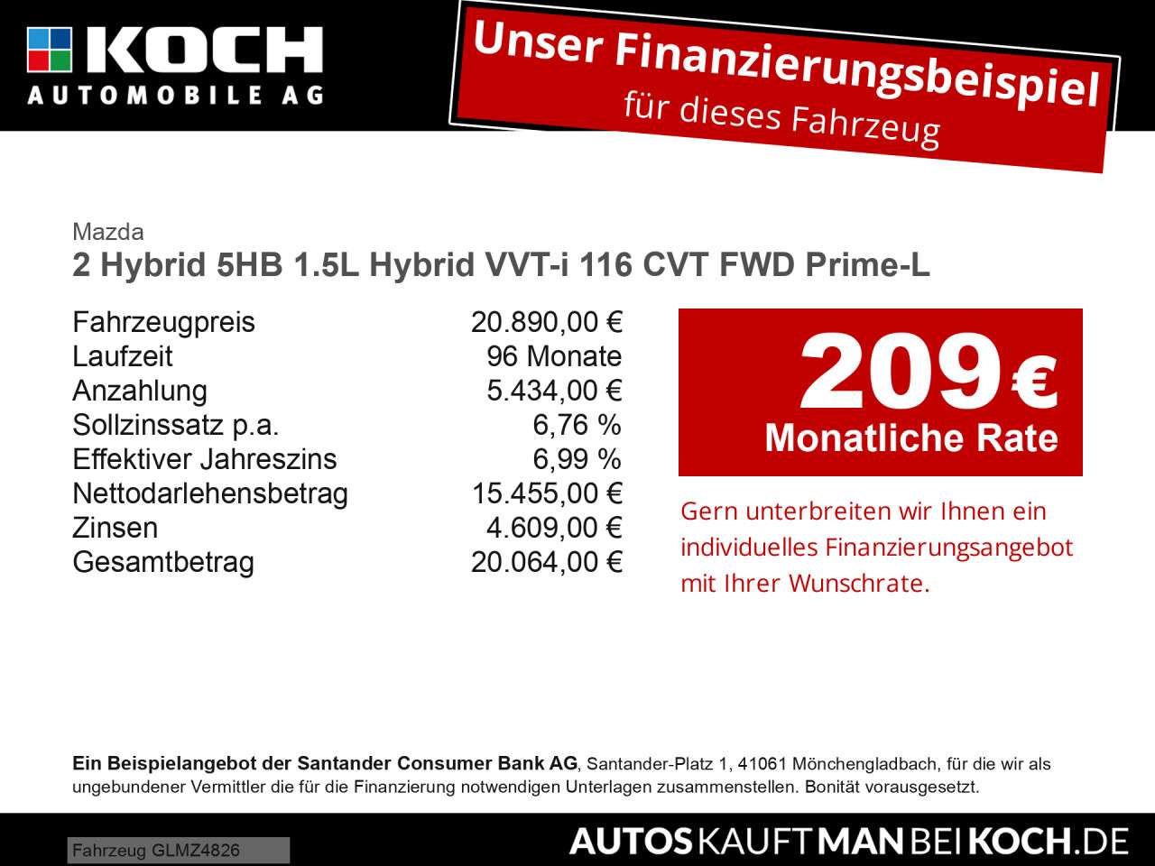 Fahrzeugbild eines Mazda Mazda2 Hybrid