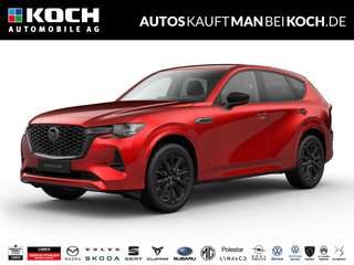 Schräge Frontansicht auf einen Mazda CX-60 , freigestellt