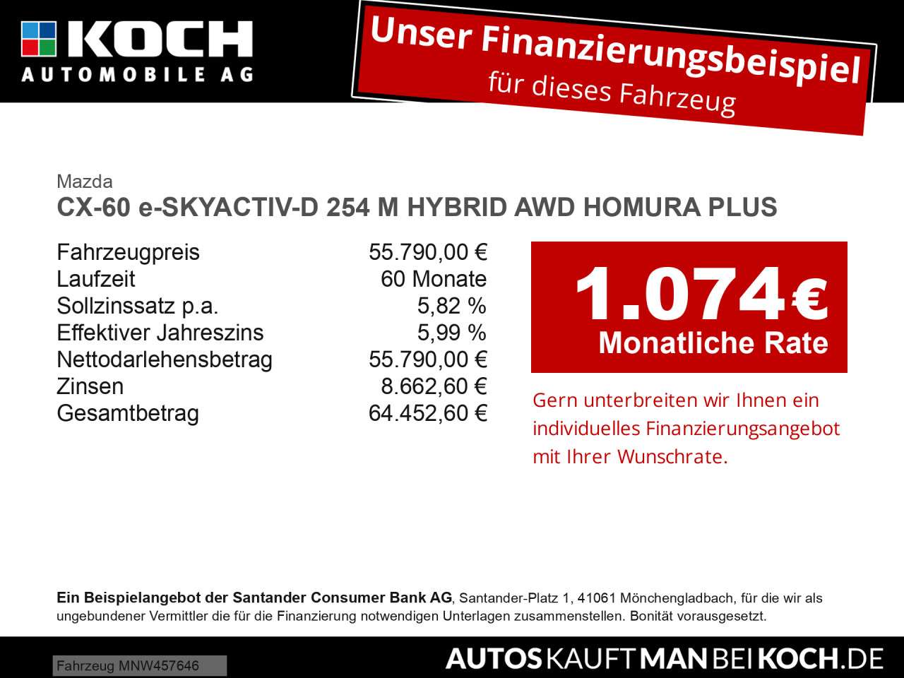 Fahrzeugbild eines Mazda CX-60